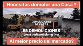 Demoliciones de casas industriales naves locales demolición parcial total gestorias [upl. by Grote721]