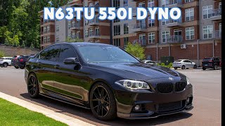 2016 BMW 550i N63TU Dyno  Tuned by Heatsync Peformance  724 WTQ [upl. by Tilagram562]