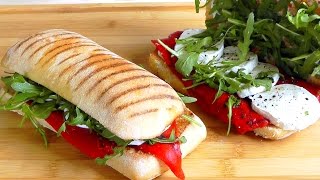 How to make Panini easy snack food recipe [upl. by Atsirak132]