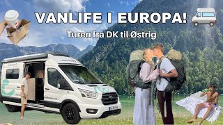 VANLIFE I EUROPA 2024  Turen fra DK til Østrig [upl. by Notyrb]