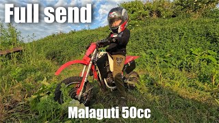 Malaguti grizzly 50cc  full send [upl. by Iyre755]