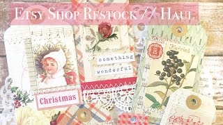 Etsy Shop Updates  Haul [upl. by Aldis]