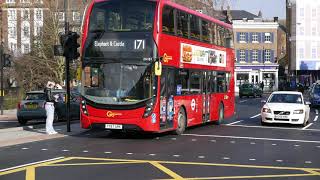 London Buses in action Camberwell 28th February 2021 [upl. by Yesnek720]