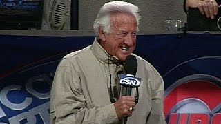 MILCHC Uecker sings during seventhinning stretch [upl. by Mert954]