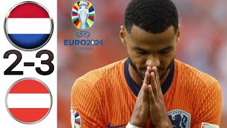 Paises Bajos vs 23 Austria Resumen Euro 2024 2024 20242025 [upl. by Iorgo825]