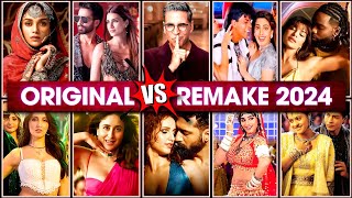 Original Vs Remake Hindi Songs 2024 All In One  Bollywood Remake Songs [upl. by Annovy476]