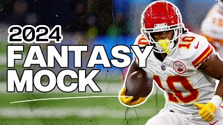 A 2024 Fantasy Football Mock Draft [upl. by Sink]