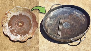 Eternal Frying Pan Made from a Harrow Disk [upl. by Gretal210]