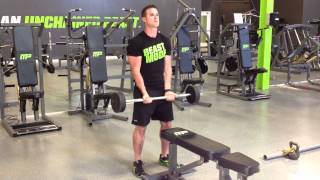 EZ Bar Curls Narrow Grip [upl. by Baudin]