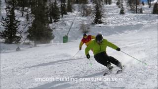 Carving ski technique [upl. by Ursulina]