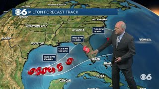 Tropical Storm Milton forms in Gulf could intensify as a hurricane and threaten Florida [upl. by Cuthburt]