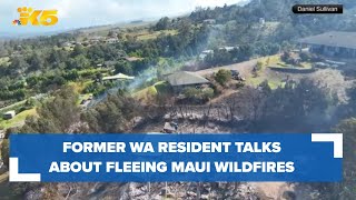 Former Sammamish resident talks about evacuating Hawaii amid deadly Maui wildfires [upl. by Yajiv]