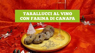 Ricetta Tarallucci al vino con farina di canapa anice e finocchietto [upl. by Aidnic]