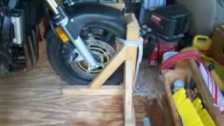 Home made front wheel chock [upl. by Milde]