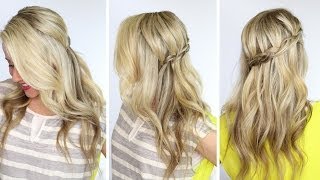 Dutch Waterfall Braid  DIY [upl. by Leelahk159]