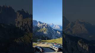 Rifugio Auronzo Tre cime di Lavaredo Early in the morning [upl. by Rabjohn348]