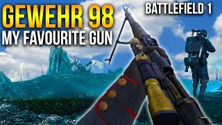 GEWEHR 98 MY BEST RIFLE Battlefield 1 Scout Sniper Gameplay [upl. by Cairns707]