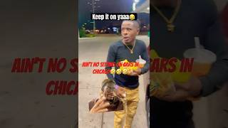 Chicago don’t sit in yo car at the gas station 😂safety chicago skit subscribe support erv fy [upl. by Saint255]