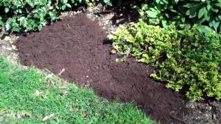 How the Pros spread Mulch [upl. by Nilrak]