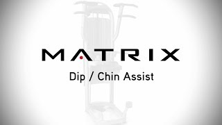 Matrix Fitness Aura DipChin Assist Setup amp Movements [upl. by Sioled]