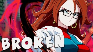 NEW Android 21 DLC IS BROKEN [upl. by Eerrahs]