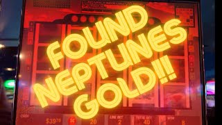 Found Neptunes Gold VGT Red Screen Replay at High Winds Casino [upl. by Lledo]