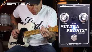 Do you want the D style overdrive I mean  Vertex Ultraphonix pedal  demo by RJ Ronquillo [upl. by Jez]