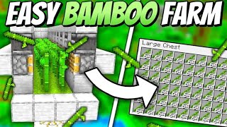 Minecraft  Bamboo farm ULTIMATE bamboo farm [upl. by Airtemad309]