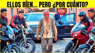 MOTORISTAS HUMILLAN A UM ANCIANO MEXICANO EN LA CALLE PERO DE REPENTE UN MILLONARIO APARECE [upl. by Zales]