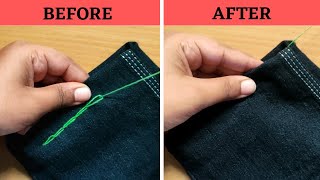 How to Hand Sew a Hidden Stitch or Invisible stitch [upl. by Paula]