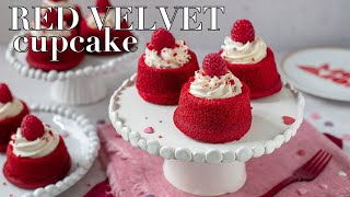 RED VELVET CUPCAKE  Ricetta Facile per i migliori cupcake Red Velvet senza burro  Chiarapassion [upl. by Ailecara]