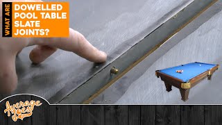 What Are Dowelled Pool Table Slate Joints [upl. by Dihaz]