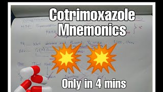 Cotrimoxazole mnemonics  Antimicrobial drugs  Medical pharmacology [upl. by Cianca]