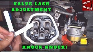 Small Engine Repair Valve Lash Clearance Adjustment on Honda Predator or any Engine [upl. by Enilraep]