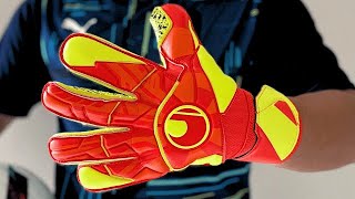 Uhlsport DYNAMIC IMPULSE SUPERGRIP ROLLFINGER SMU PROMO Goalkeeper Glove [upl. by Llerraf]