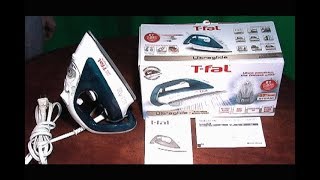 TFal Ultraglide Steam IronFV40171700 WattsFeature Review amp Demo [upl. by Fredkin]