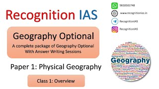 Geography Optional for UPSC CSE 2024 l Paper 1 l Physical Geography l History of Geomorphology l [upl. by Corri]