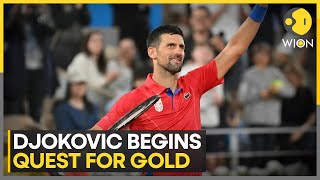 Paris Olympics 2024 Novak Djokovic begins quest for gold  WION Sports [upl. by Ailaza]