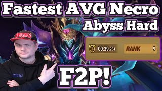 Fastest NB Abyss Hard Team F2p amp 98 Consistent  Summoners War [upl. by Sukramed]