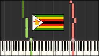 Zimbabwe National Anthem Piano Tutorial [upl. by Onilecram946]