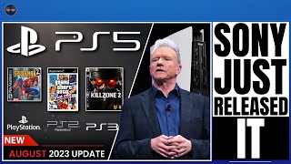 PLAYSTATION 5  PS5   NEW PLAY PS1 PS2 PS3 ON PS5 OVERHAUL AUGUST 2023   PS5 COOLING UPGRADE … [upl. by Rimat840]