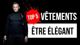 Top 5 des Vêtements à avoir pour être un homme élégant  Mode Homme [upl. by Sedgewick]