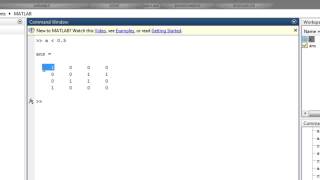 Working with Arrays in MATLAB [upl. by Eninaj]