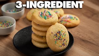 3 Ingredient Sugar Cookies [upl. by Inaluahek268]