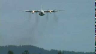 Coast Guard C130 Hercules takeoff flyby [upl. by Mcintosh]