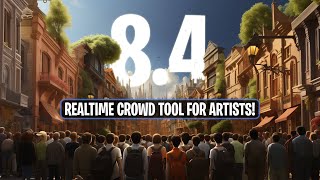 iClone 84  Cinematic Crowd Tool For Realtime Animation [upl. by Ebony]