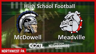 High School Football McDowell vs Meadville Sept 20 2024 [upl. by Aivon]