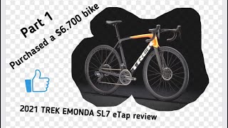 2021 Trek Emonda SL7 ETap Review [upl. by Kirimia188]