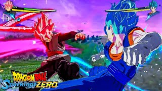 DRAGON BALL Sparking ZERO  Vegito Blue amp Rose Goku Black Gameplay In Custom Tournament Mode [upl. by Anigue]