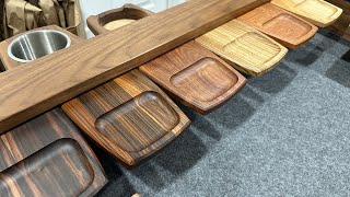 Wyrmwood Modular Game Table Hobby Shelf and New Wood Comparison first impressions [upl. by Paapanen]